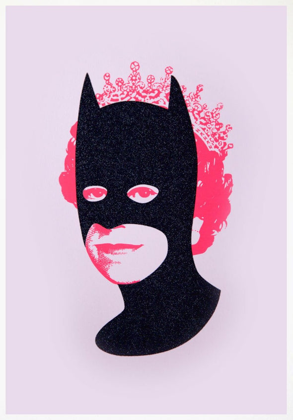Heath Kane - 'Rich Enough To Be Batman - Black Diamond Dust and Pink'