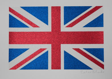 3085: Sir Peter Blake - 'Union Flag' (Glitter) SOLD