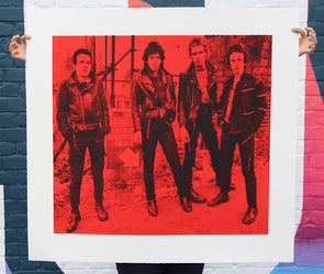 3257: Russell Marshall - 'The Clash' Unique screen print