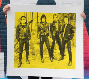 3258: Russell Marshall - 'The Clash' Unique screen print