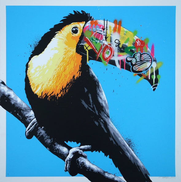 3650: Martin Whatson - 'Toucan' (Special Blue Edition) (Unframed) SOLD