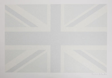 3774: Peter Blake - 'Greyscale Union Flag' (Framed) SOLD