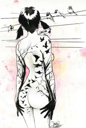 Lora Zombie - 'Tattoo Girl' HAND SIGNED VERSION