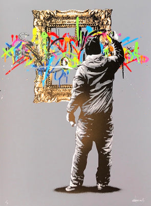 3819: Martin Whatson - 'Framed - Grey' Rare edition of 10 from 2013 (Unframed) SOLD