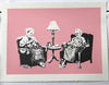 Banksy - 'Grannies' (Unsigned) - Conservation framed with museum glass