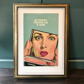 The Connor Brothers - 'Be Yourself Everyone Else Is Taken' (Framed) SOLD