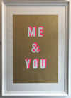 Dave Buonaguidi - 'Me & You' (Framed) SOLD
