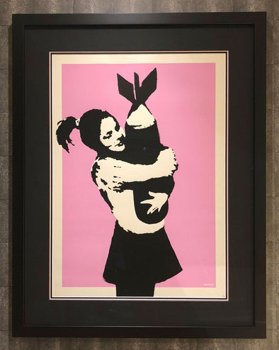 Banksy - 'Bomb Hugger' (Unsigned) SOLD