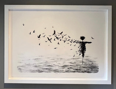 Pejac - 'Scattercrow' PLEASE CONTACT US TO PURCHASE (EXCLUDED FROM 25% OFF PROMOTION)