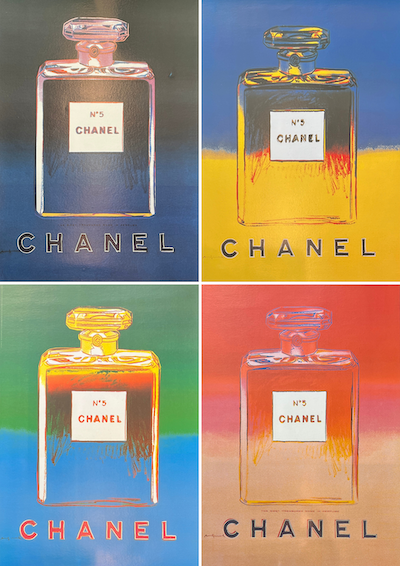 Andy Warhol, Chanel No. 5 (set of 4) (1997)