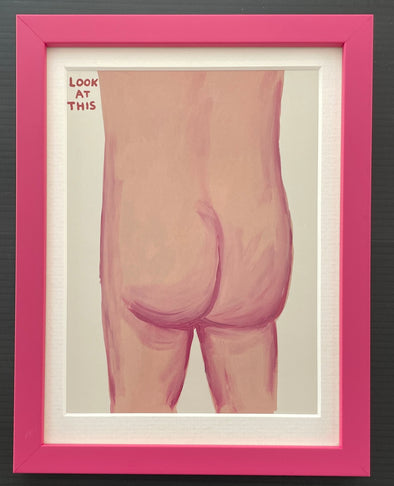 David Shrigley - 'Look At This' (Mini Postcard Print)