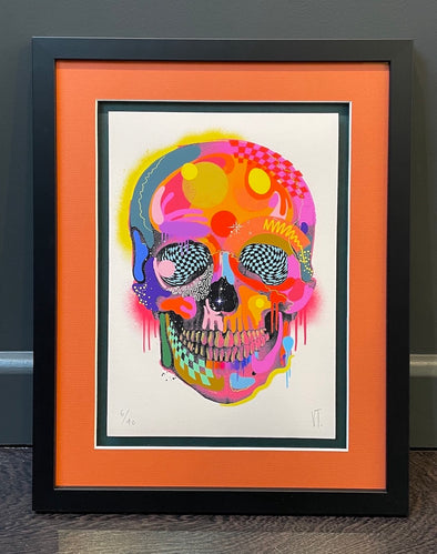 Victoria Topping - 'Spectrum Skull' (Mini Print)