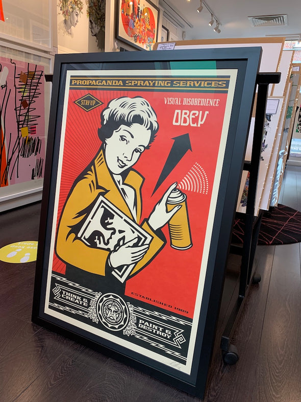 OBEY Shepard Fairey - 'Stay Up Girl'