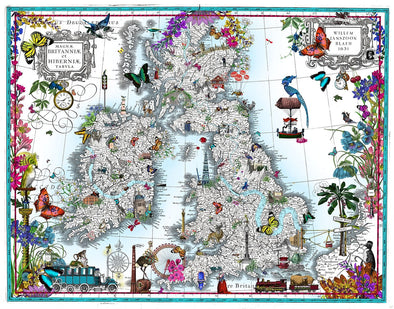 Kristjana S Williams - 'Taera Bretland - Blaeu British Isles'