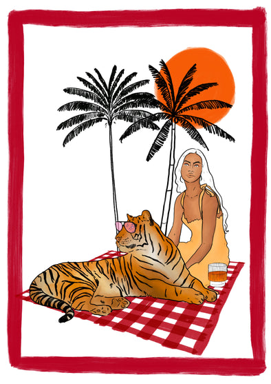 Saskia Leboff - 'The Tiger Who Came For Cocktails'