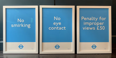 Subvertiser - 'Victoria Line' Set of 3 Prints