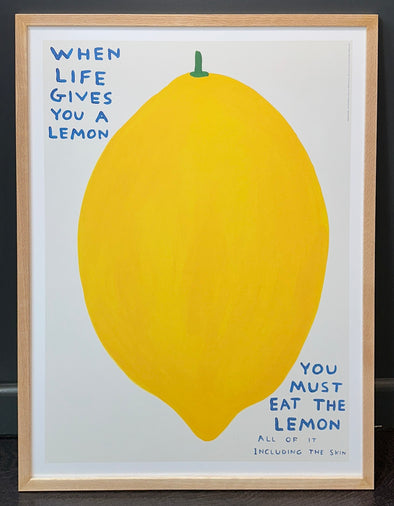 David Shrigley - 'When Life Gives You A Lemon'